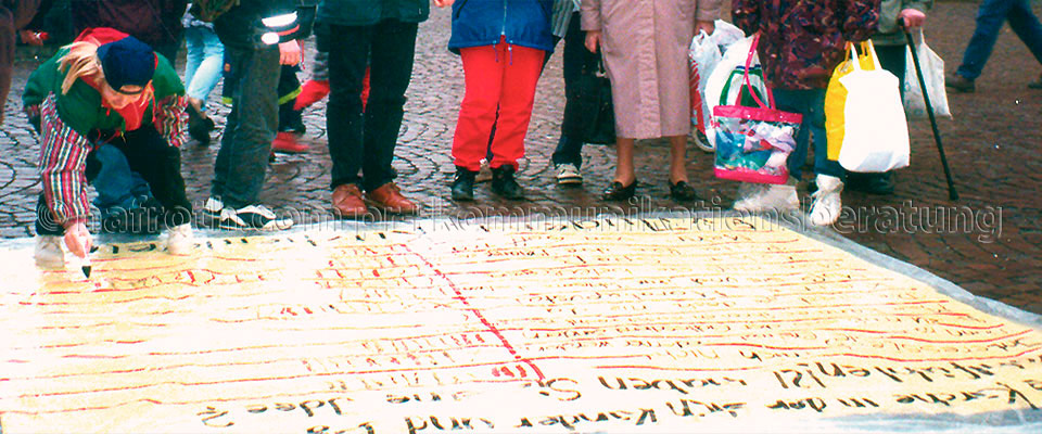Bodenzeitung klassisch handschriftlich